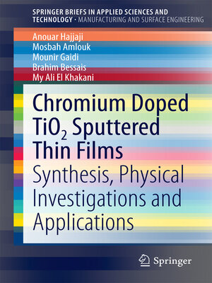 cover image of Chromium Doped TiO2 Sputtered Thin Films